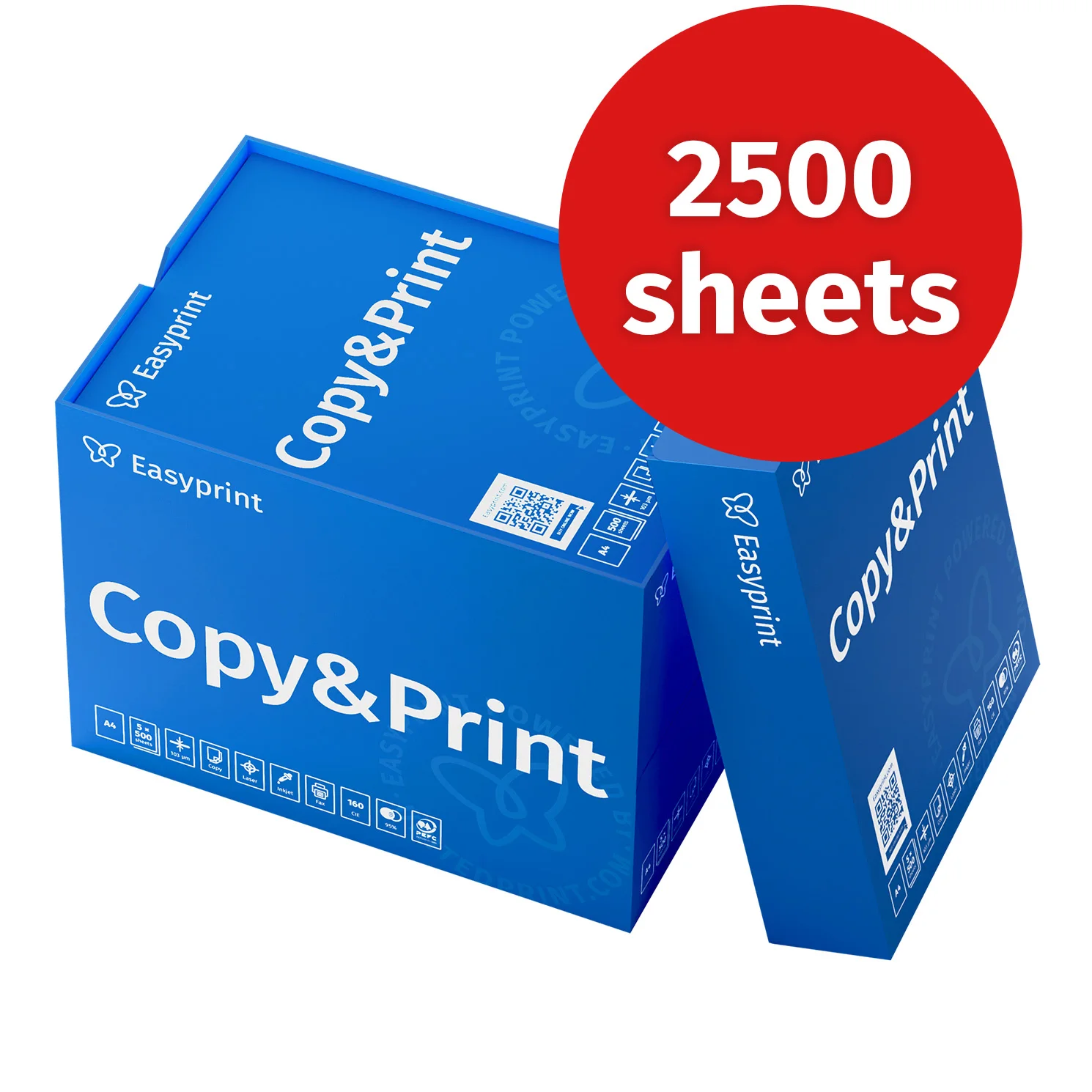 Easyprint Druckerpapier & Kopierpapier A4, 80 g/m², hochweiß