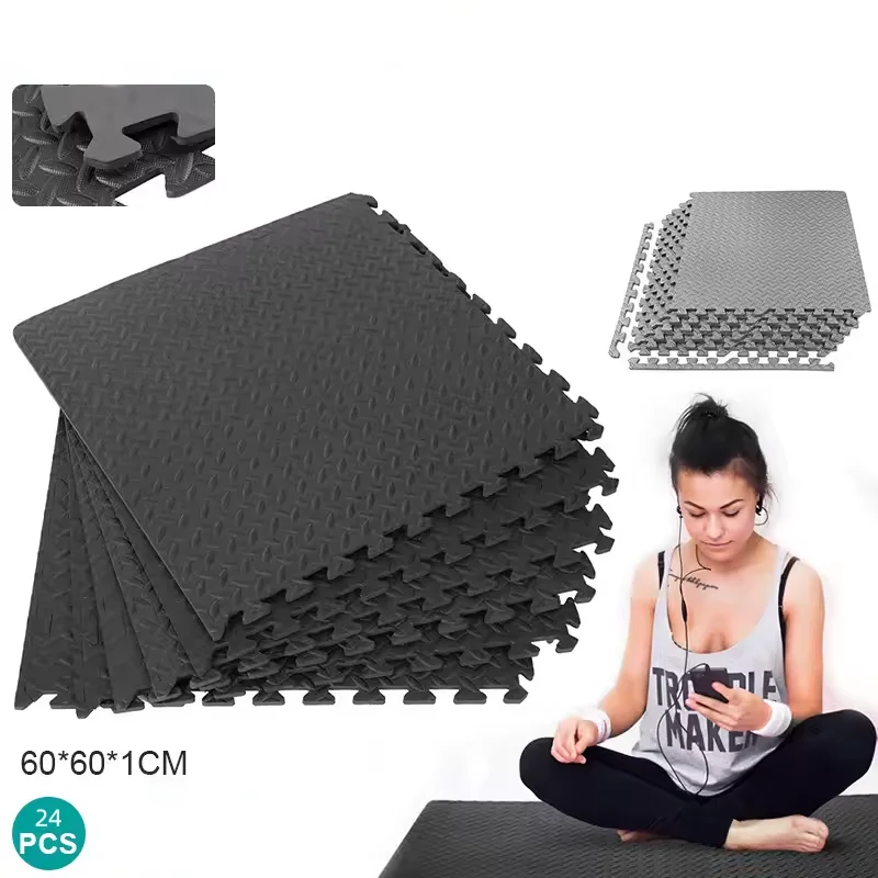 Puzzlematten 60 x 60 cm aus EVA-Schaum – für Spielzimmer und Fitness – Bild 2