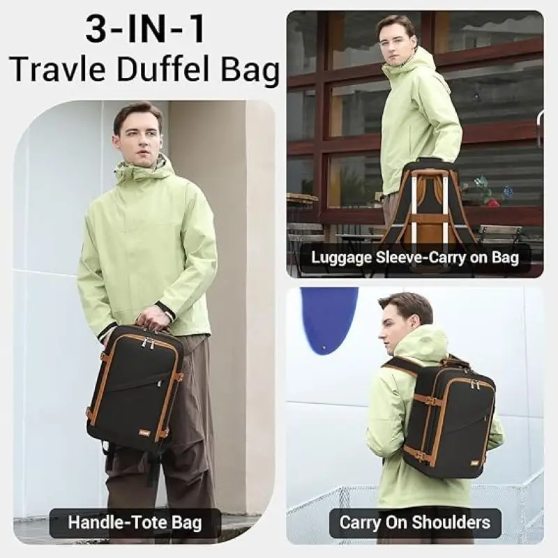 KONO Handgepäck-Tasche 40 x 30 x 20 cm (24 L) – passt unter den Sitz – Bild 6