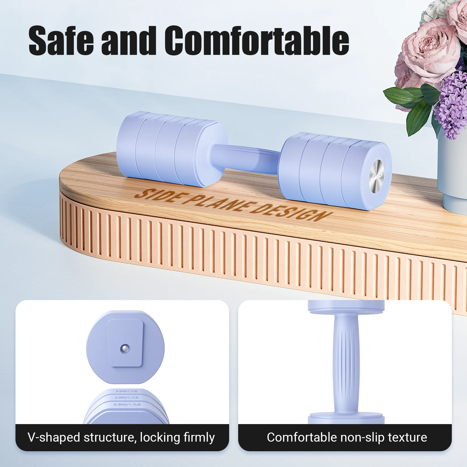 MERACH verstellbares Hantelset, 4-in-1 – Bild 3