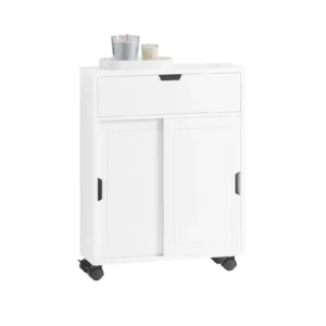 SoBuy Nischenregal fürs Bad, weiß (BZR31-W)
