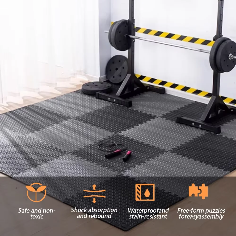 Puzzlematten 60 x 60 cm aus EVA-Schaum – für Spielzimmer und Fitness – Bild 6