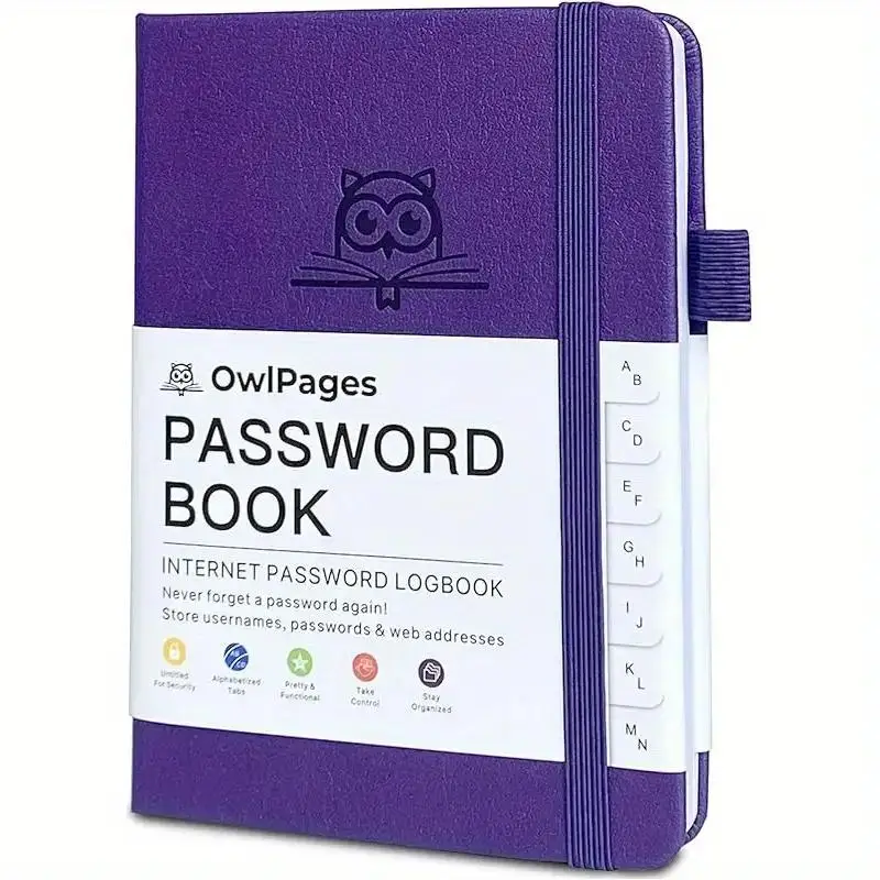 Passwortbuch mit A–Z-Register, Hardcover