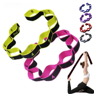 Tanz- und Yoga-Dehnband mit 8 oder 10 Schlaufen