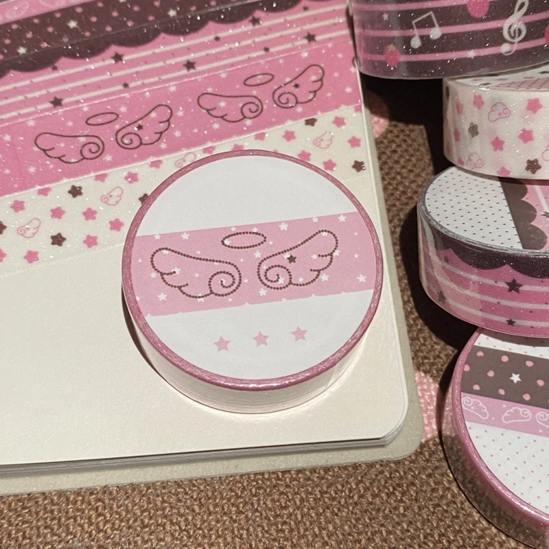 Glitzer-Washi-Tape Flügel & Herzen – Bild 9