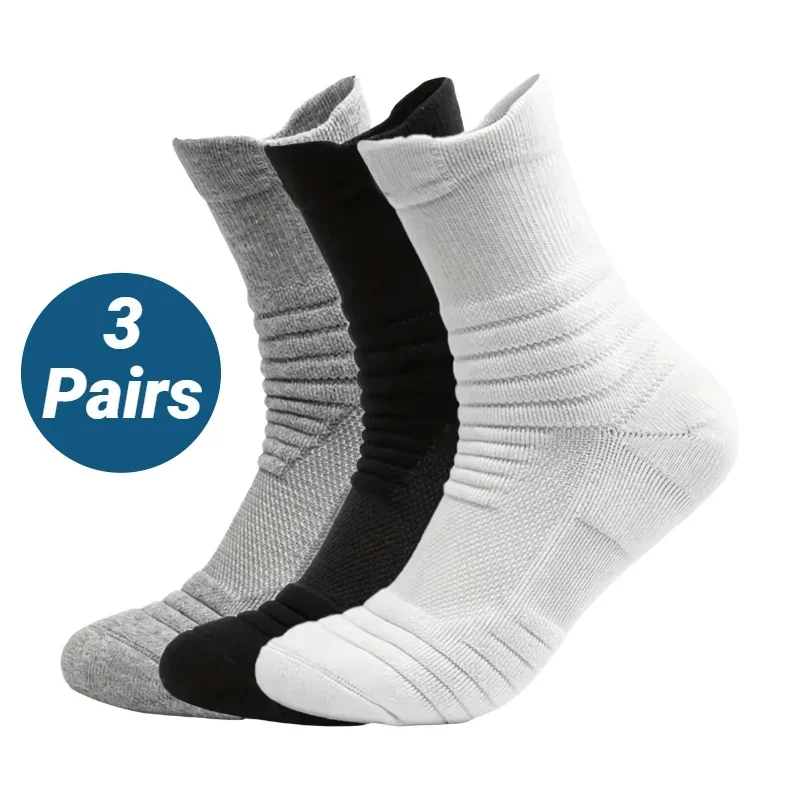 CHUANGRM Herren-Sportsocken, 3 Paar – Bild 2