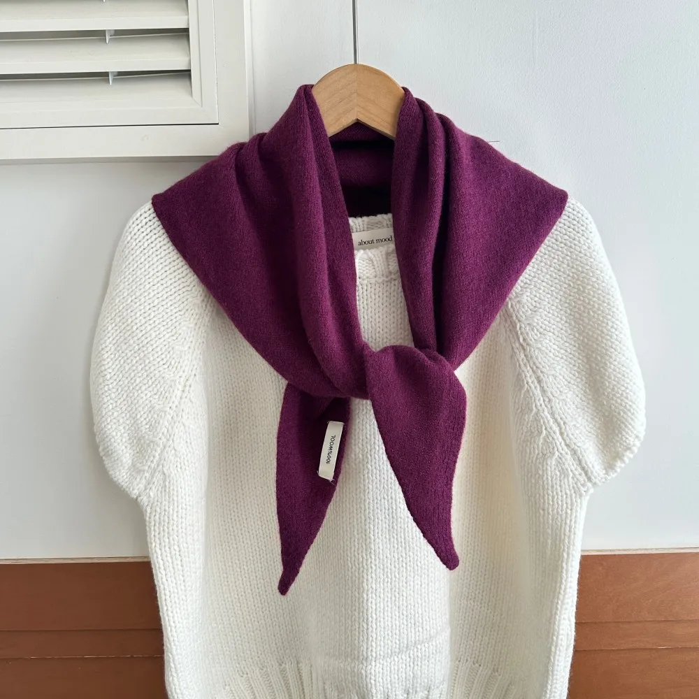 Damen-Winterschal aus 100 % Wolle – Bild 14