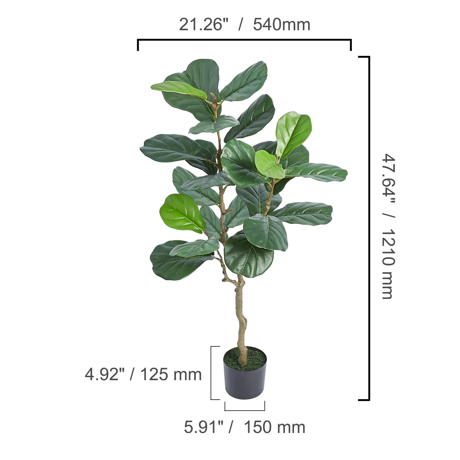 SucceBuy künstlicher Olivenbaum, 120 bis 180 cm hoch – Bild 12