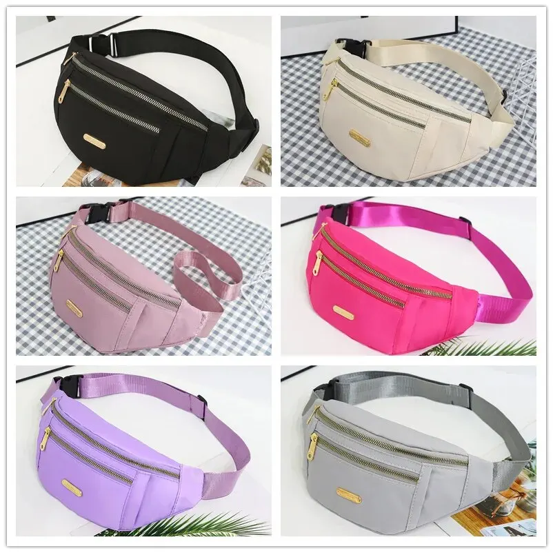 Damen-Sport-Bauchtasche mit mehreren Fächern