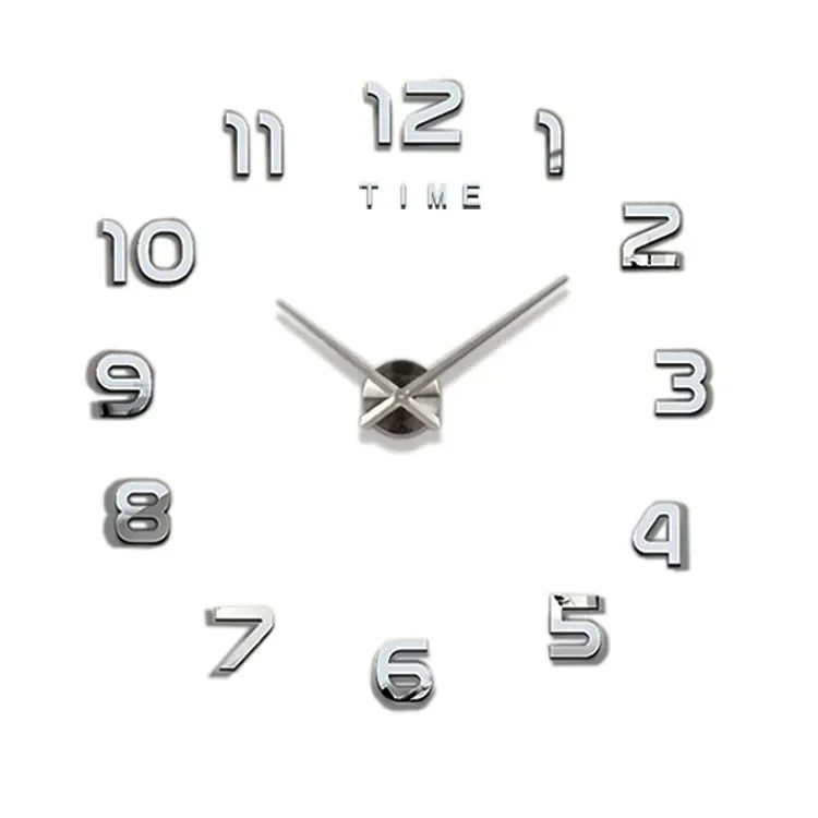Große 3D-Wanduhr zum Aufkleben – Bild 8