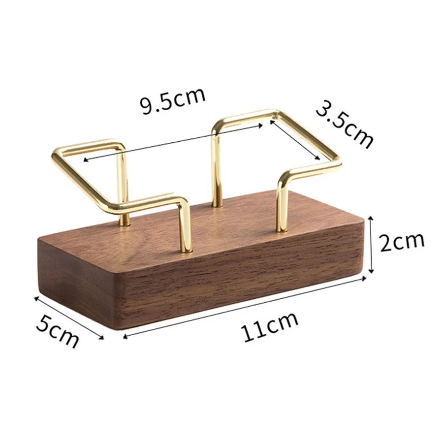Visitenkartenhalter aus Holz für den Schreibtisch – Bild 6