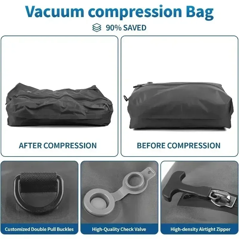 Vakuum-Packsack 17 L mit Handpumpe – für Reise und Camping – Bild 4