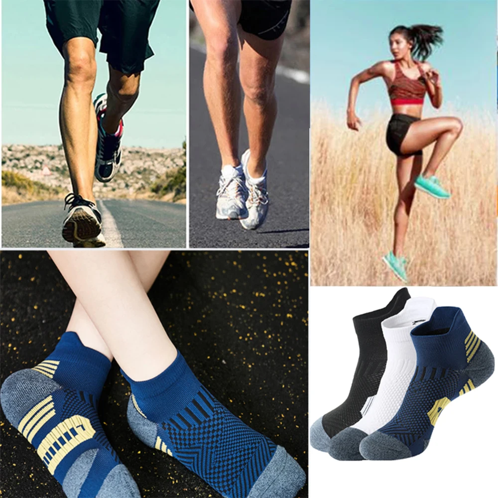 Sportsocken mit Frotteesohle, rutschfest, 3 Paar – Bild 3
