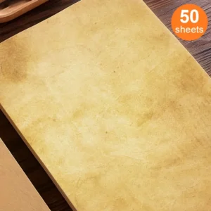 Vintage-Papier A4, 50 Blatt – dick und glatt