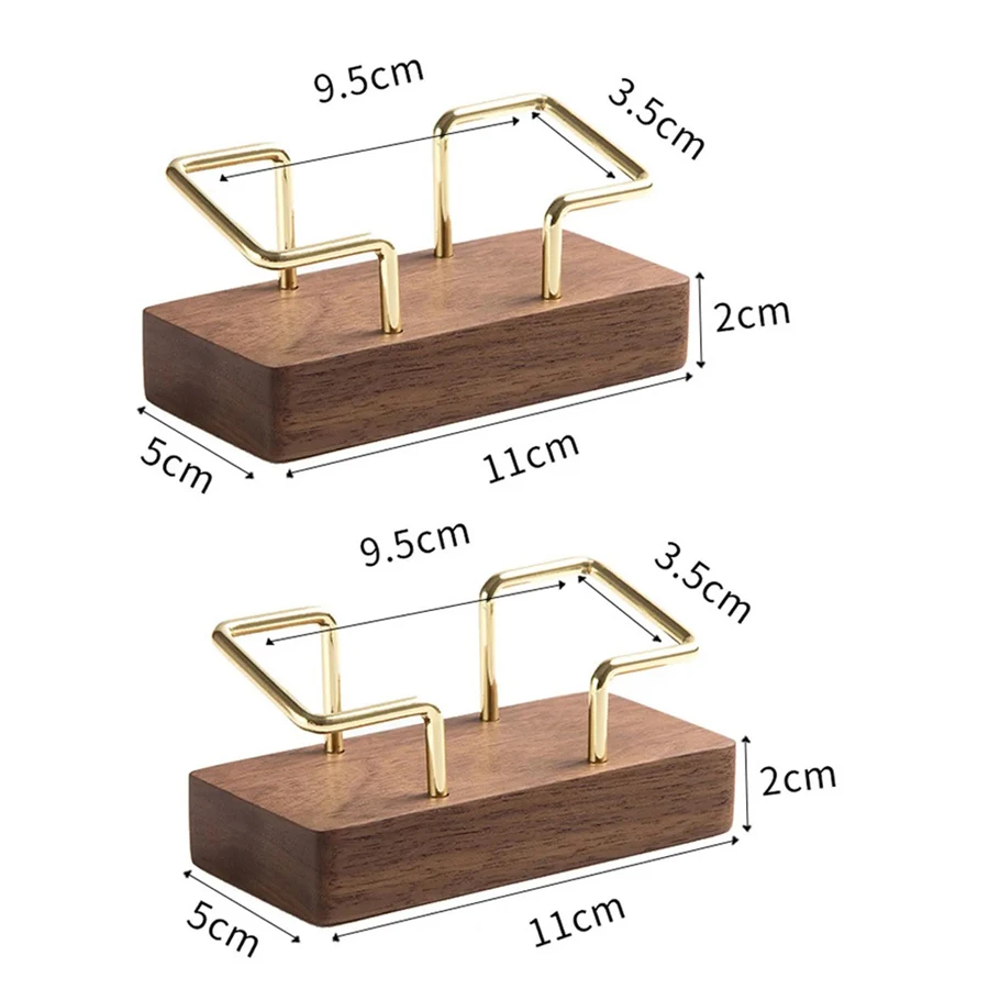 Visitenkartenhalter aus Holz für den Schreibtisch – Bild 9