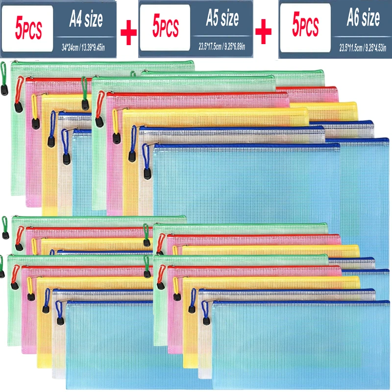 Dokumententaschen mit Reißverschluss A4/A5/A6 (5–100 Stück) – Bild 26