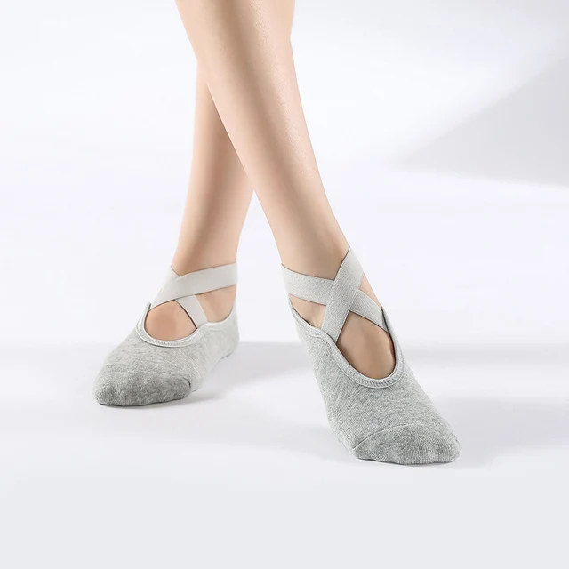 Damen-Yoga- und Pilates-Socken mit Noppen – Bild 17