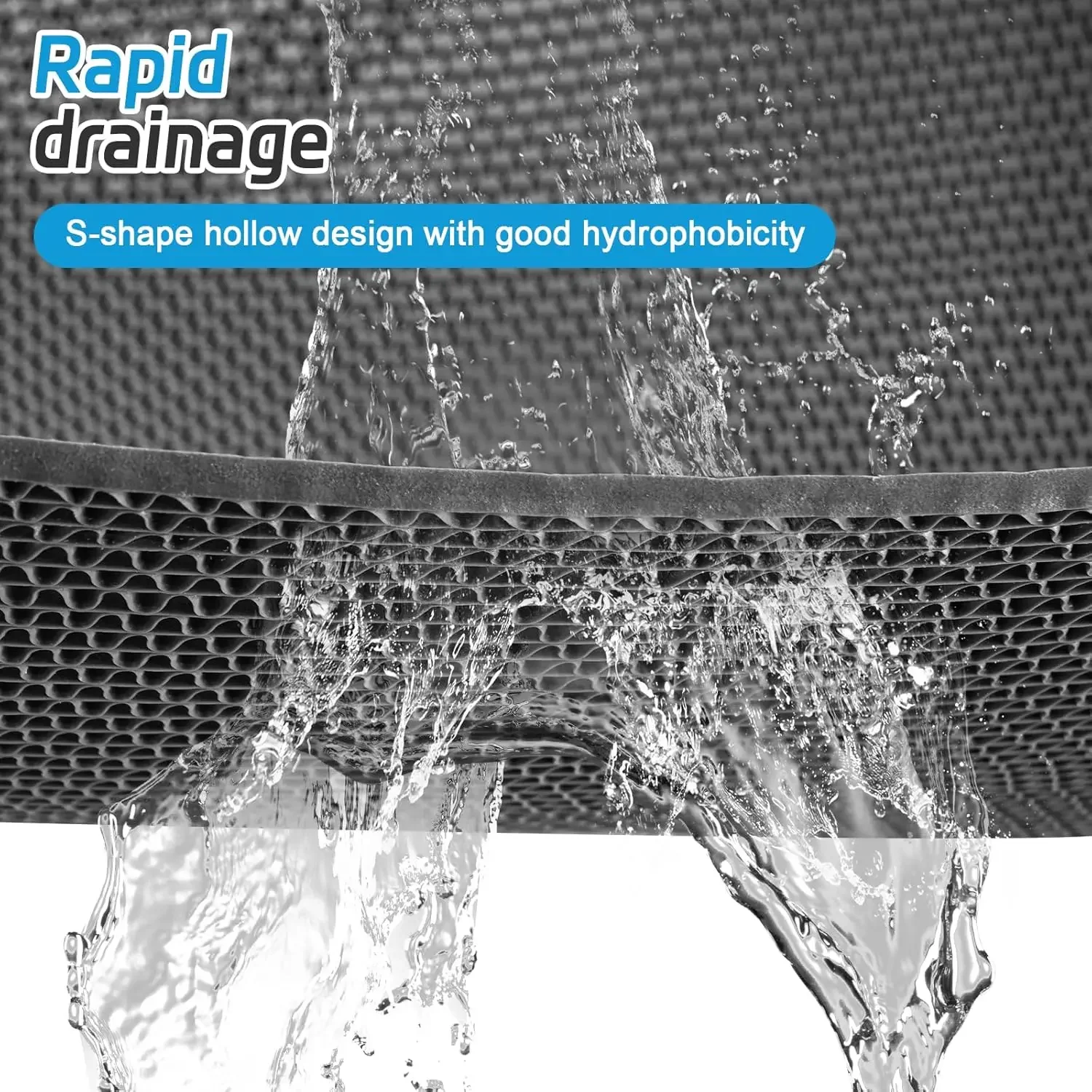 Wasserdichte Bodenmatte aus PVC, rutschfest – Bild 4