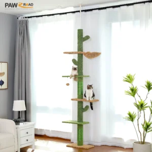 Kratzbaum im Kaktus-Look, 5 Ebenen