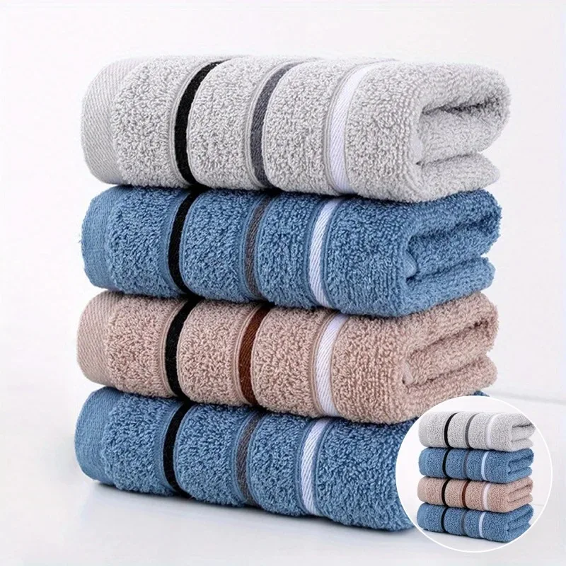 Plüsch-Handtuch-Set aus Baumwolle