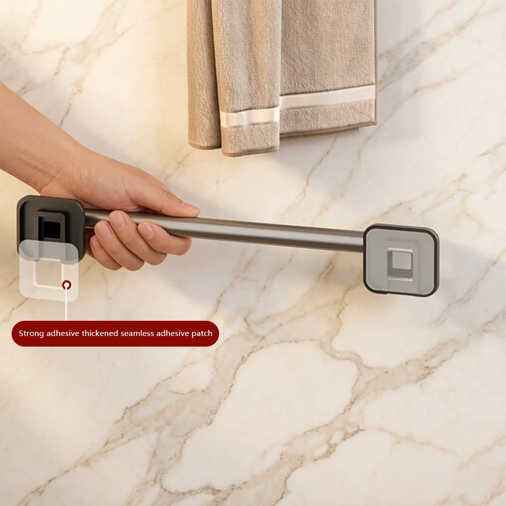 Homefish Handtuchstange ohne Bohren, 30 oder 40 cm – Bild 5