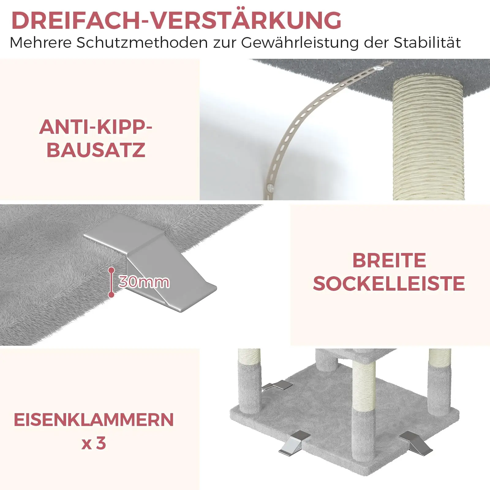 Oak & Tea XXL-Kratzbaum 208 cm – Bild 5