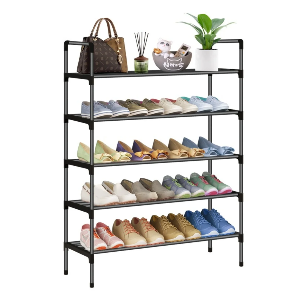 Schuhregal für den Eingang, mehrstöckig – Bild 4