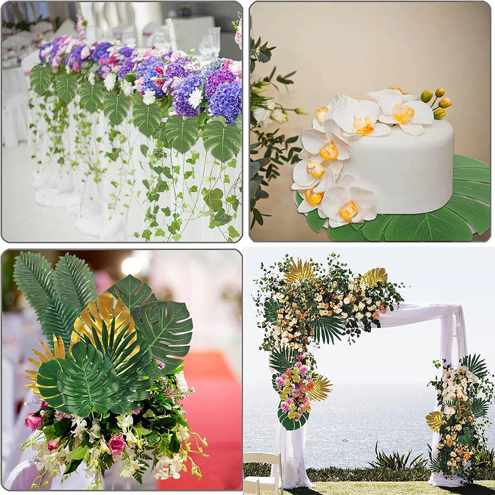 Künstliche Palmblätter – Deko für Sommerparty und Wohnzimmer – Bild 4