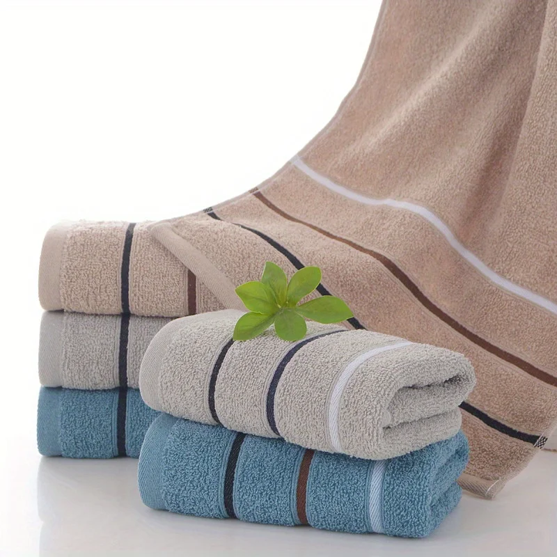 Plüsch-Handtuch-Set aus Baumwolle – Bild 3