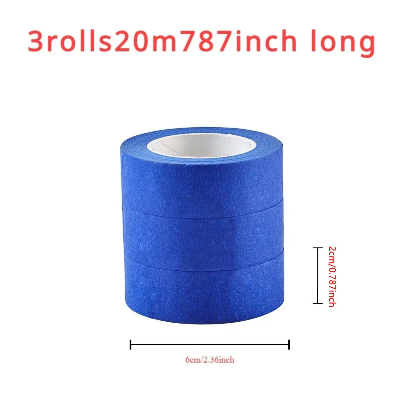 Malerkrepp 3er-Set, 20 m je Rolle – Bild 7