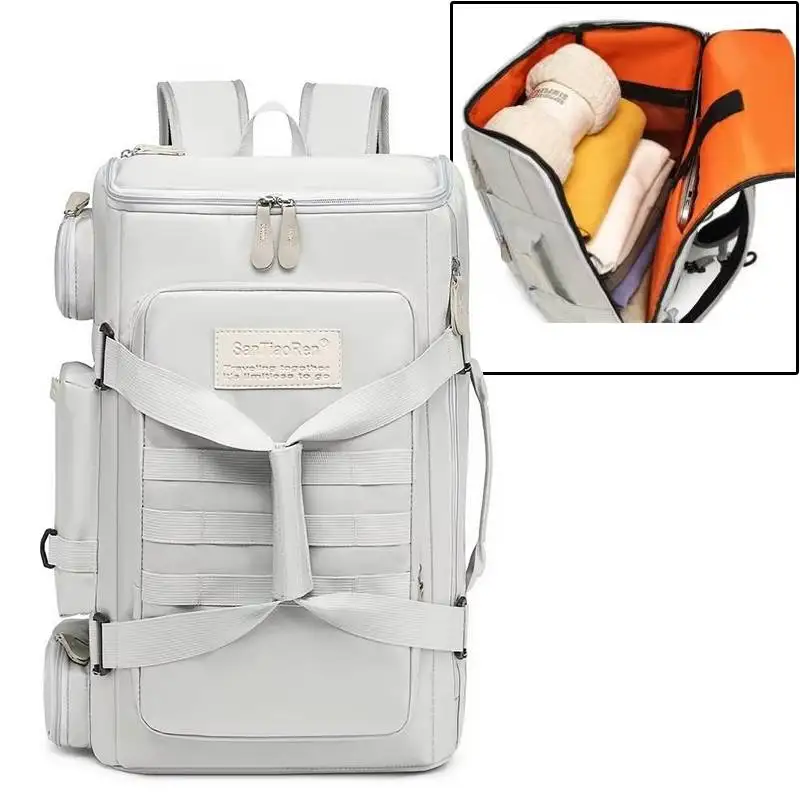 Große Sporttasche, auch als Rucksack tragbar – Bild 8