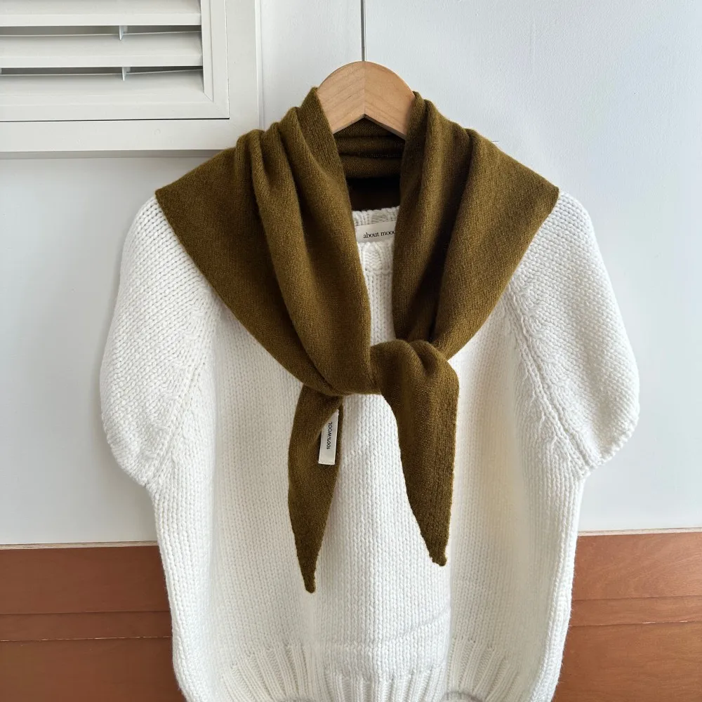Damen-Winterschal aus 100 % Wolle – Bild 15