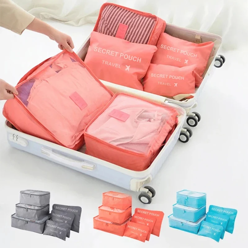Packwürfel-Set, 6-teilig, wasserabweisend