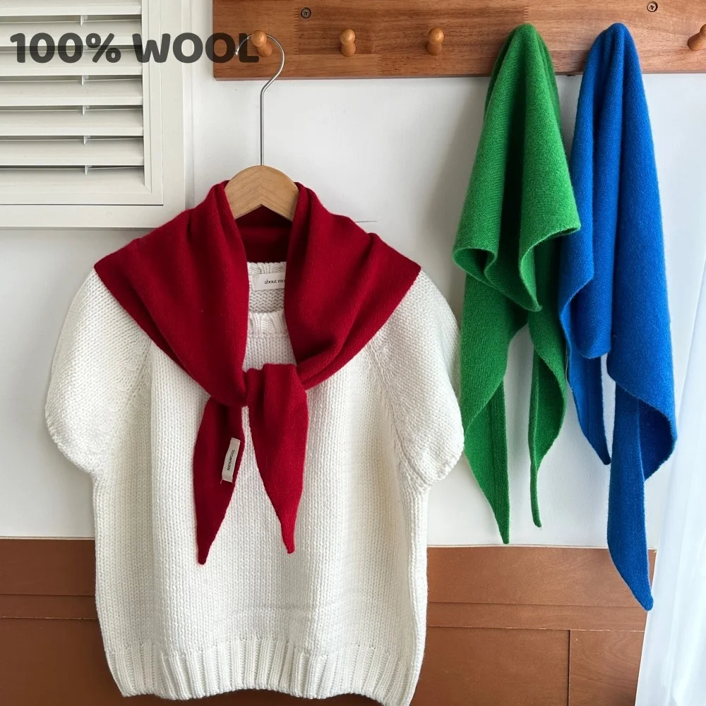 Damen-Winterschal aus 100 % Wolle