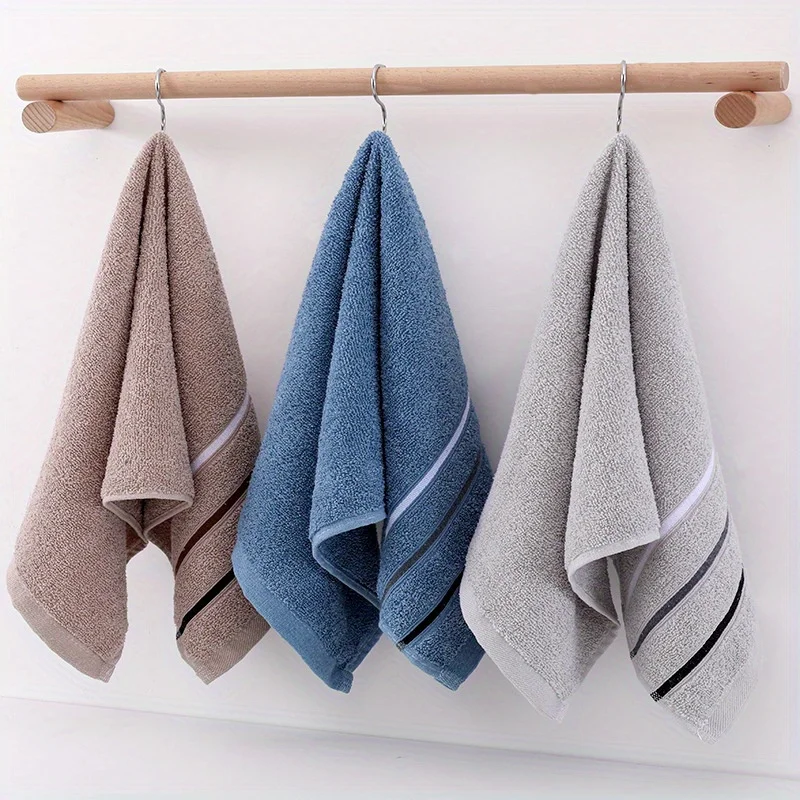 Plüsch-Handtuch-Set aus Baumwolle – Bild 2