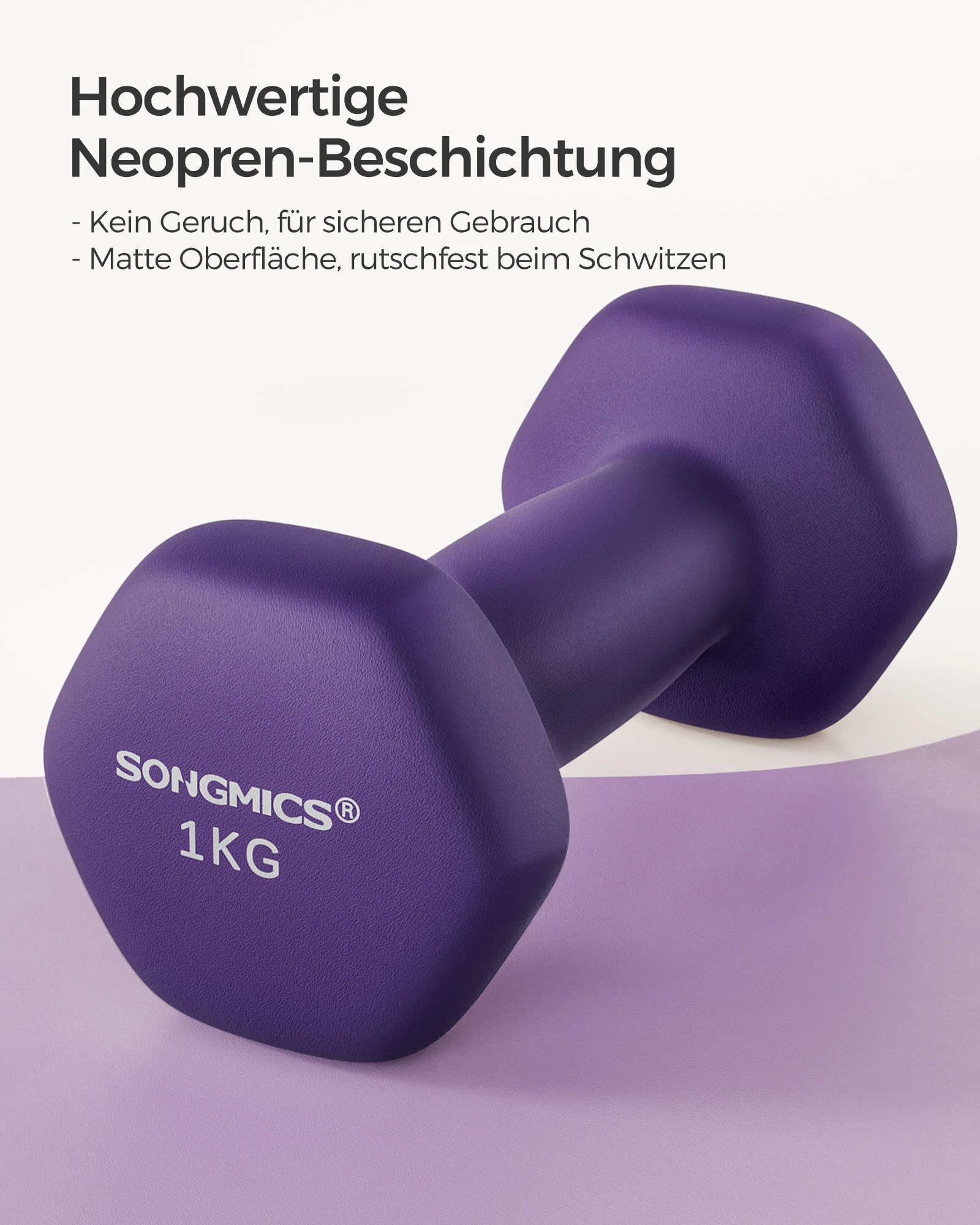 SONGMICS Kurzhanteln mit Neopren, 2er-Set – Bild 4