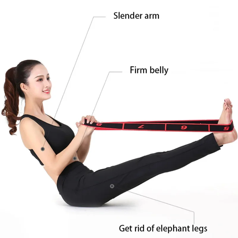 Tanz- und Yoga-Dehnband mit 8 oder 10 Schlaufen – Bild 4
