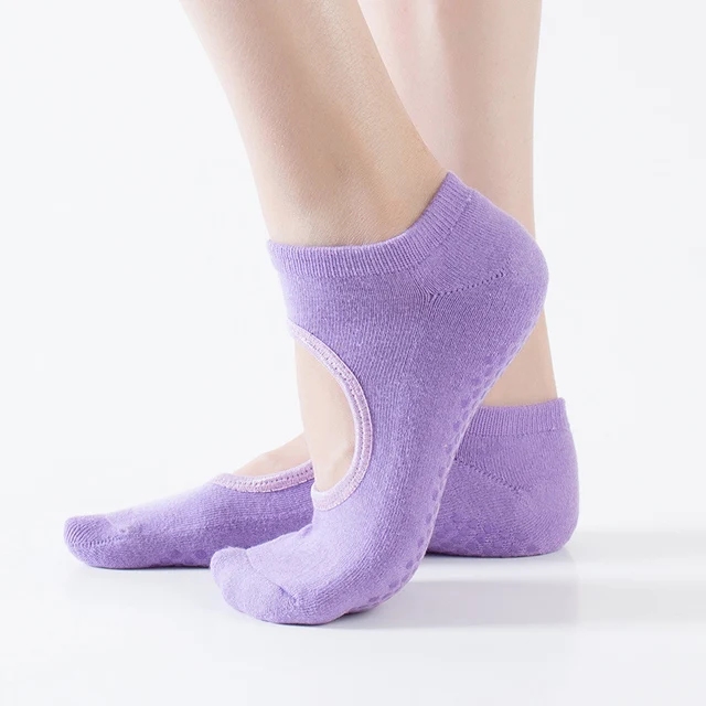 Damen-Yoga- und Pilates-Socken mit Noppen – Bild 16