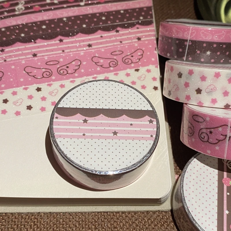 Glitzer-Washi-Tape Flügel & Herzen – Bild 7