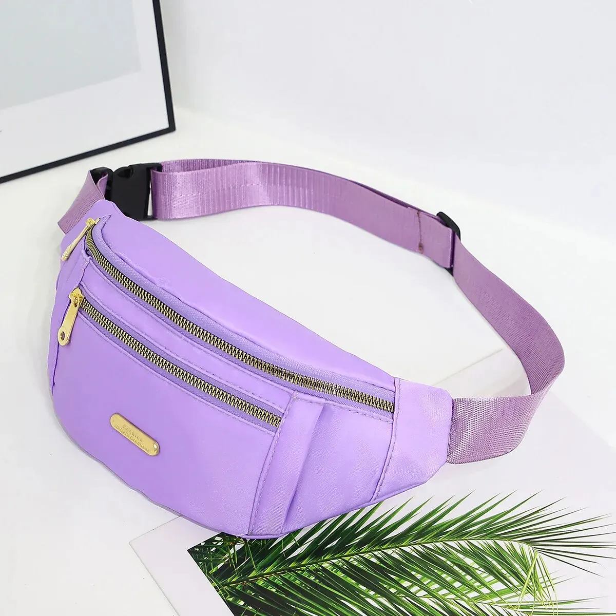 Damen-Sport-Bauchtasche mit mehreren Fächern – Bild 6