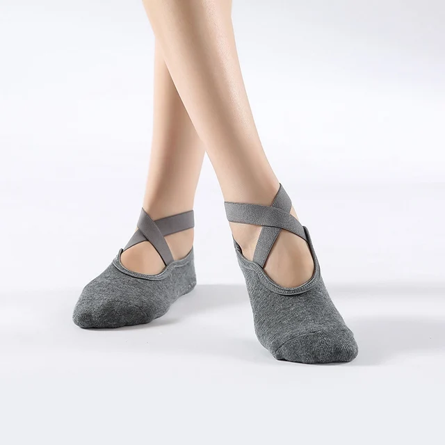 Damen-Yoga- und Pilates-Socken mit Noppen – Bild 13