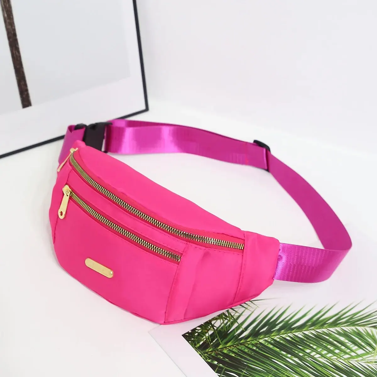 Damen-Sport-Bauchtasche mit mehreren Fächern – Bild 5