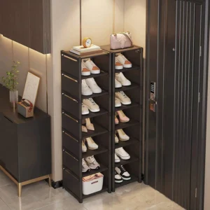 Kleines Schuhregal für Wand oder Tür