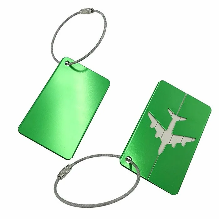 Kofferanhänger aus Aluminium im Flugzeug-Design – Bild 10