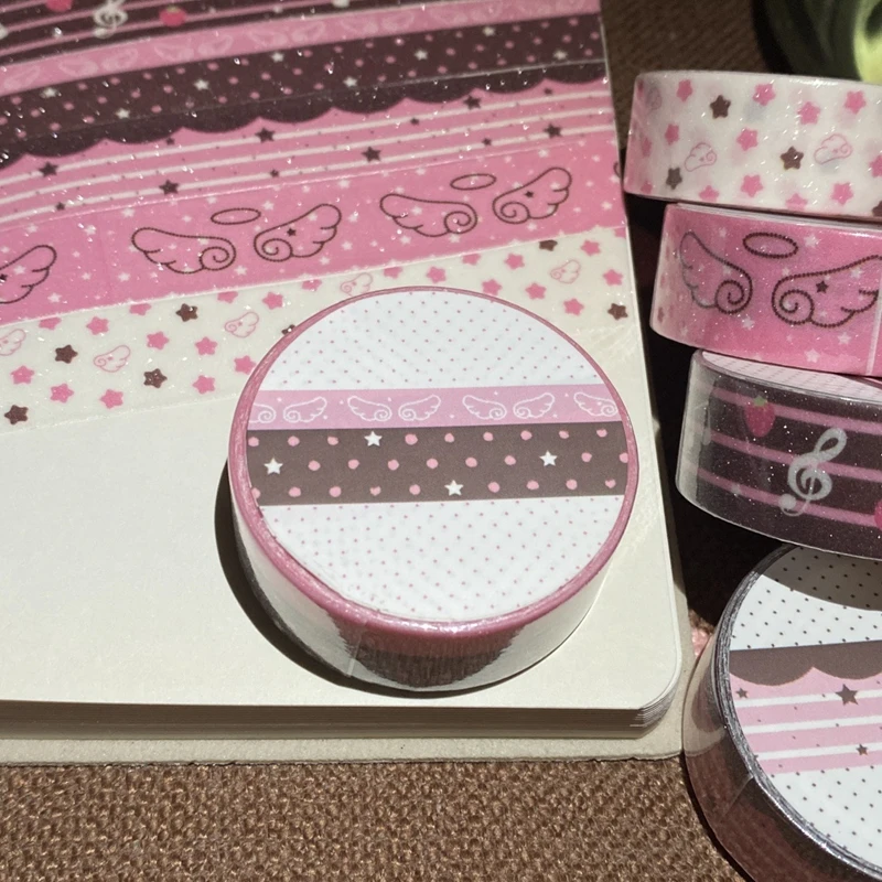 Glitzer-Washi-Tape Flügel & Herzen – Bild 8