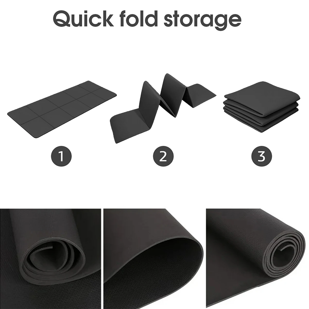 Yogamatte aus EVA-Schaum, 4 mm – Bild 3