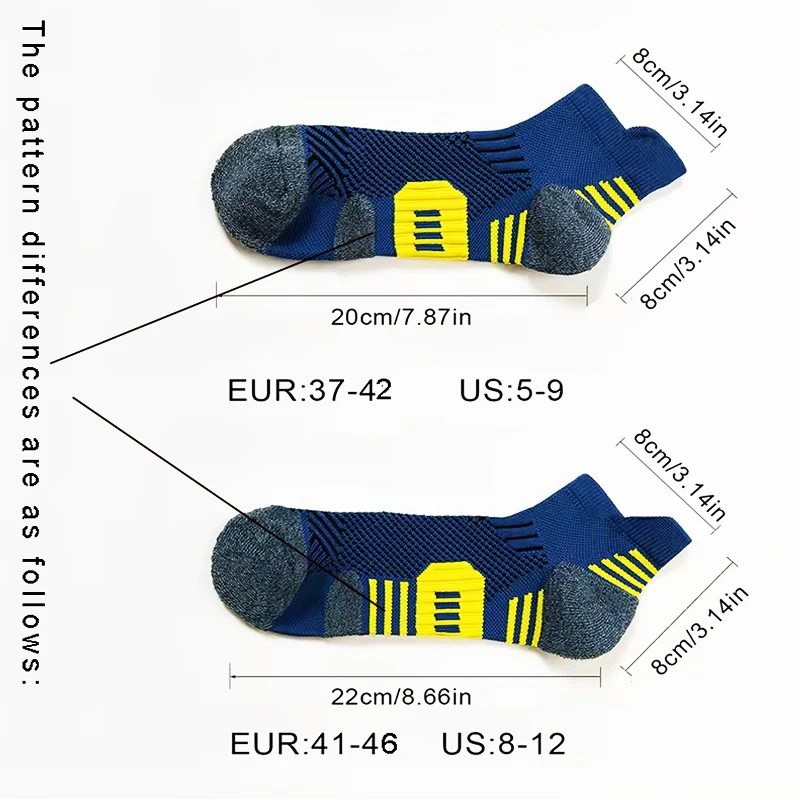 Sportsocken mit Frotteesohle, rutschfest, 3 Paar – Bild 6