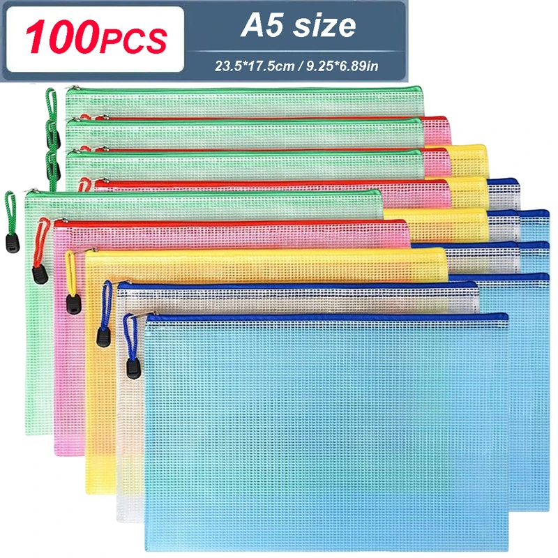 Dokumententaschen mit Reißverschluss A4/A5/A6 (5–100 Stück) – Bild 23