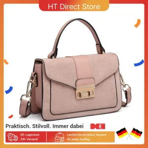 Miss Lulu Damen-Umhängetasche im Vintage-Look, mittelgroß