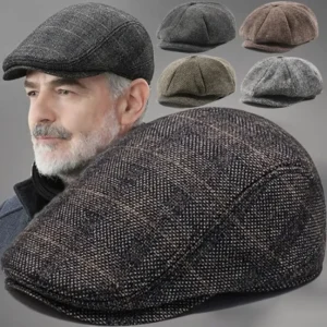 Herren-Schiebermütze im Retro-Stil